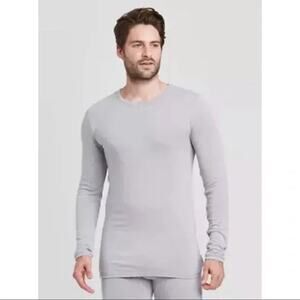Goodfellow & Co Men Soft Thermal Shirt Gray Long John Top, New W/O Tags Size S